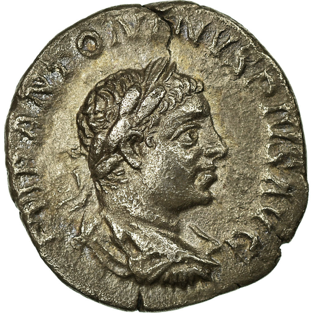 Coin, Elagabalus, Denarius, 220, Roma, VF(30-35), Silver, RIC:161