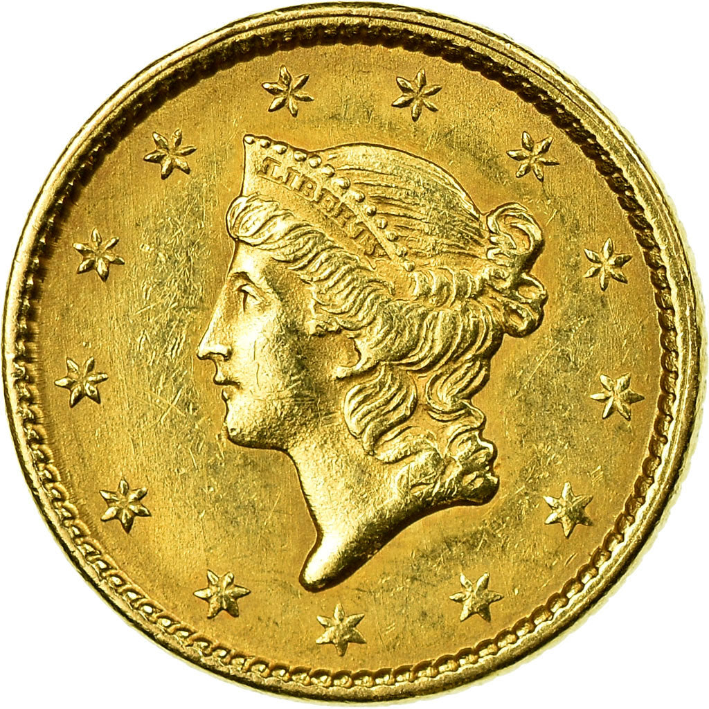 Coin, United States, Liberty Head - Type 1, Dollar, 1851, U.S. Mint