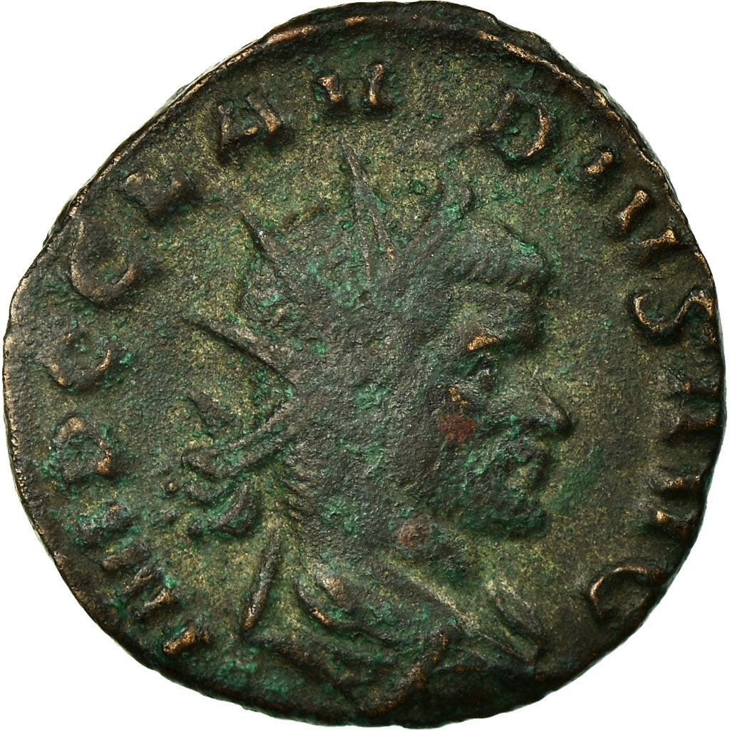 Moneta, Claudius II (Gothicus), Antoninianus, BB+, Biglione, RIC:187