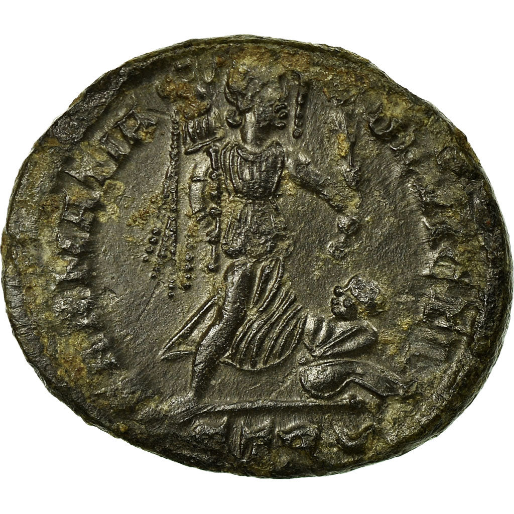 Munten, Constantijn I, Follis, 323-324, Trier, ZF, Koper, RIC:429