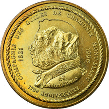 Frankrijk, 1,5 Euro, Euro des villes - Chamonix, 1996, PR, Aluminum-Bronze
