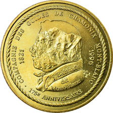 Frankreich, 1,5 Euro, Euro des villes - Chamonix, 1996, VZ, Aluminum-Bronze