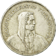 Coin, Switzerland, 5 Francs, 1935, Bern, EF(40-45), Silver, KM:40