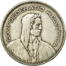 Coin, Switzerland, 5 Francs, 1937, Bern, EF(40-45), Silver, KM:40
