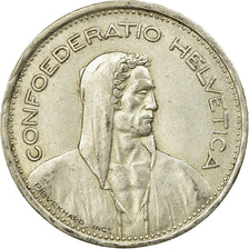 Coin, Switzerland, 5 Francs, 1953, Bern, AU(50-53), Silver, KM:40