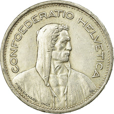 Coin, Switzerland, 5 Francs, 1954, Bern, AU(50-53), Silver, KM:40