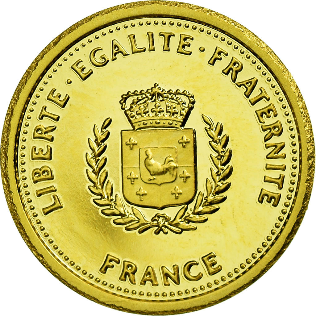 France, Medal, Louis Pasteur, MS(63), Gold