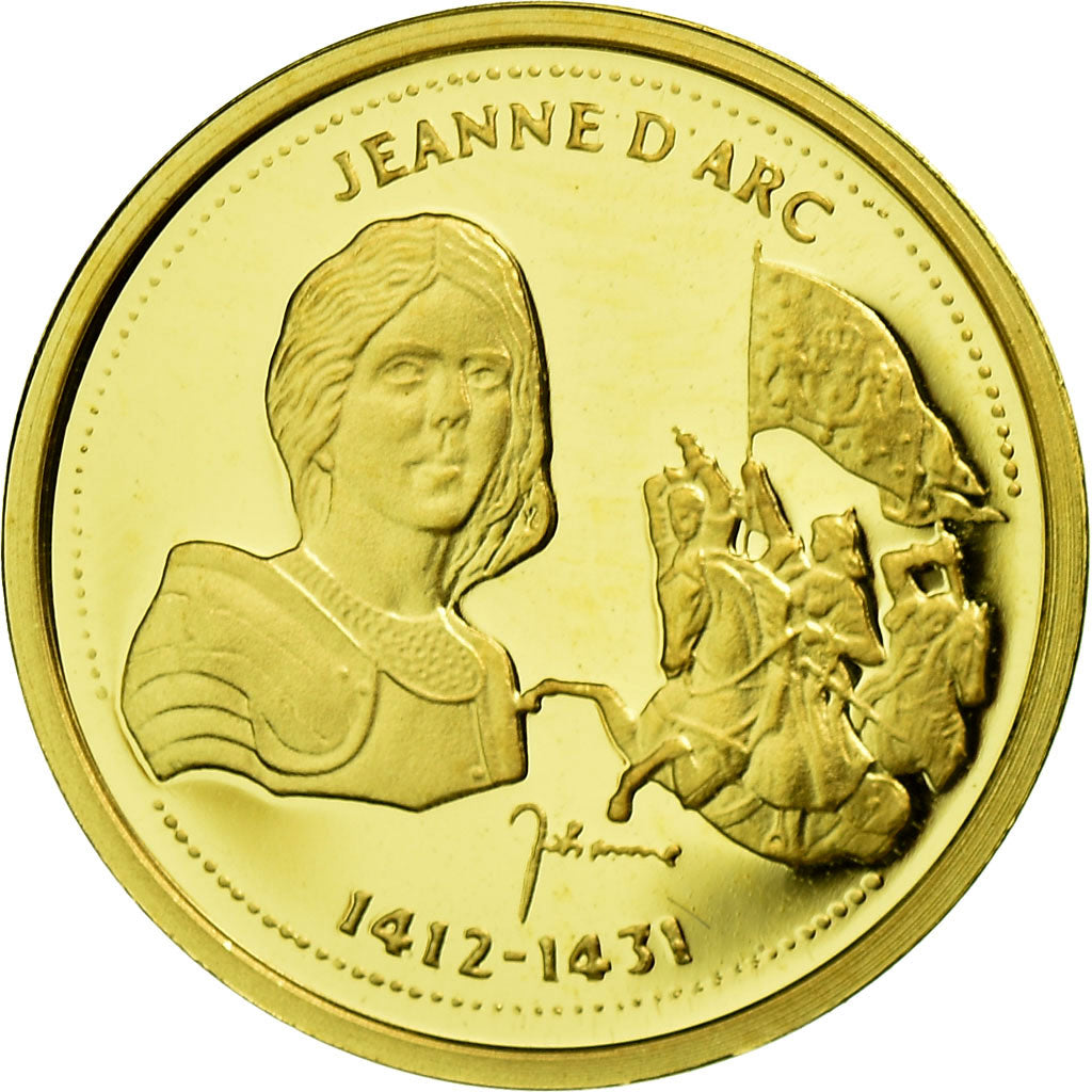 France, Medal, Jeanne d'Arc, MS(63), Gold
