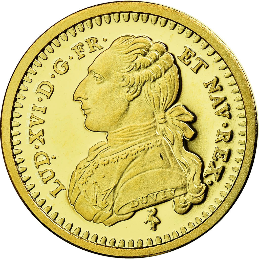 France, Medal, Louis XVI, MS(63), Gold