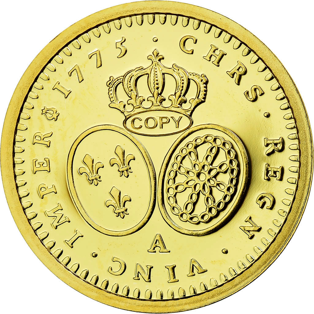 France, Medal, Louis XVI, MS(63), Gold