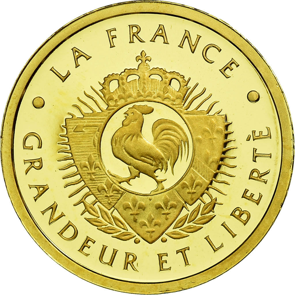 France, Medal, Déclaration des Droits de l'Homme, History, MS(65-70), Gold