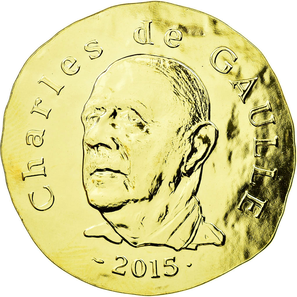 France, 200 Euro, Charles De Gaulle, Appel du 18 juin 1940, 2015, FDC, Or