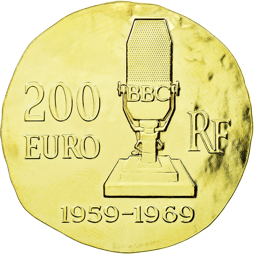 France, 200 Euro, Charles De Gaulle, Appel du 18 juin 1940, 2015, FDC, Or