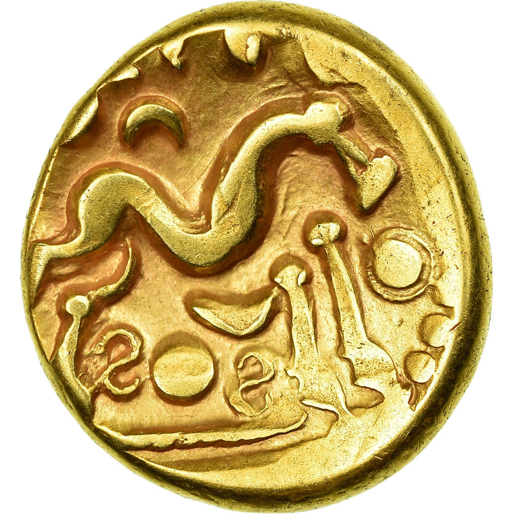 Coin, Ambiani, Stater, AU(55-58), Gold, Delestrée:240