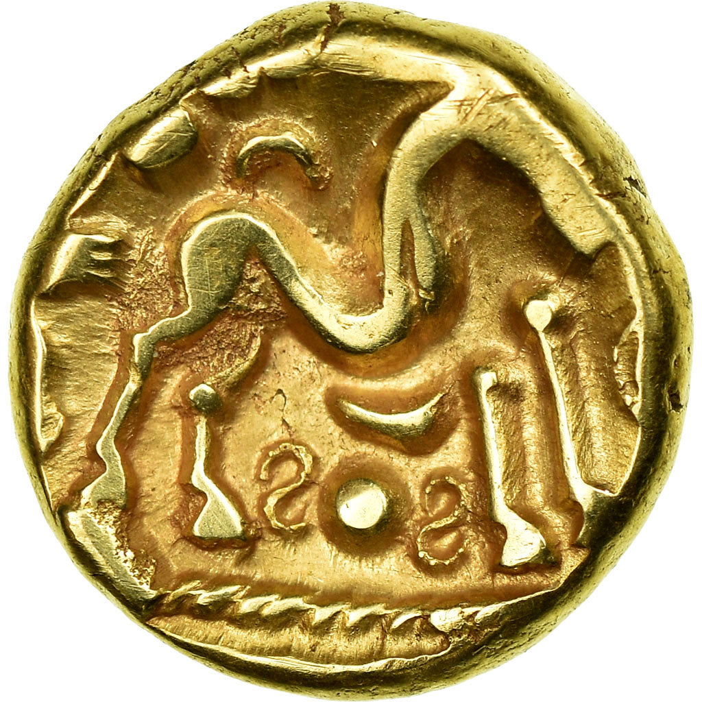 Coin, Ambiani, Stater, AU(55-58), Gold, Delestrée:240