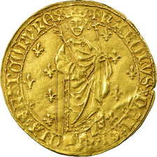 Moneda, Francia, Charles VII, Royal d'or, 1431, Tours, MBC+, Oro, Duplessy:455A