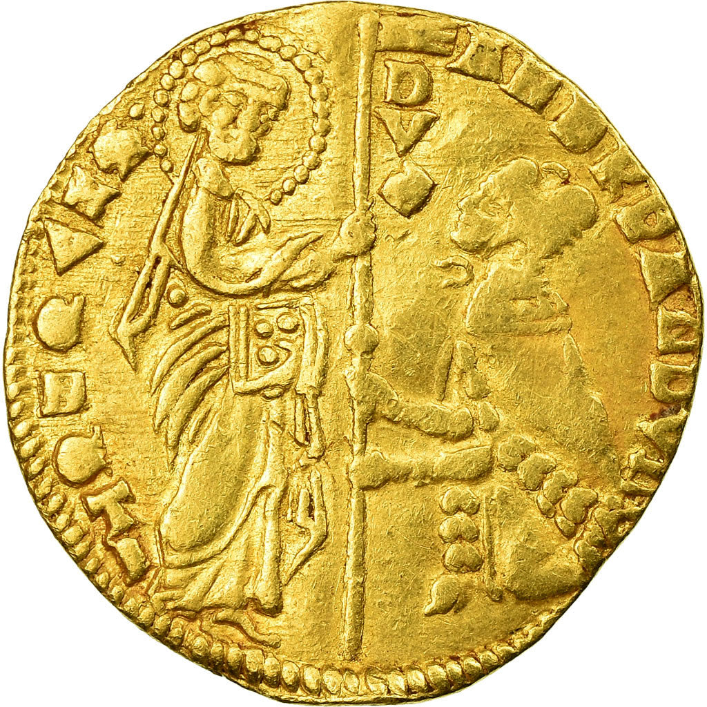 Monnaie, Italie, Andrea Contarini, Ducat, Venezia, TTB, Or