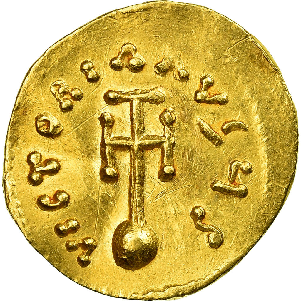 Coin, Constans II, Tremissis, 641-688 AD, Constantinople, MS(60-62), Gold