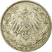 Coin, GERMANY - EMPIRE, 1/2 Mark, 1907, Hambourg, AU(50-53), Silver, KM:17