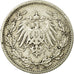 Coin, GERMANY - EMPIRE, 1/2 Mark, 1908, Karlsruhe, EF(40-45), Silver, KM:17