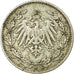 Moeda, ALEMANHA - IMPÉRIO, 1/2 Mark, 1911, Munich, EF(40-45), Prata, KM:17