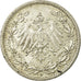 Coin, GERMANY - EMPIRE, 1/2 Mark, 1913, Berlin, AU(50-53), Silver, KM:17