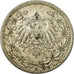 Coin, GERMANY - EMPIRE, 1/2 Mark, 1914, Berlin, EF(40-45), Silver, KM:17