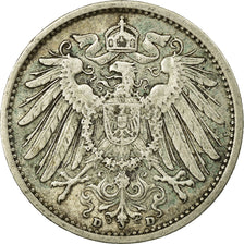 Coin, GERMANY - EMPIRE, Wilhelm II, Mark, 1903, Munich, AU(50-53), Silver, KM:14
