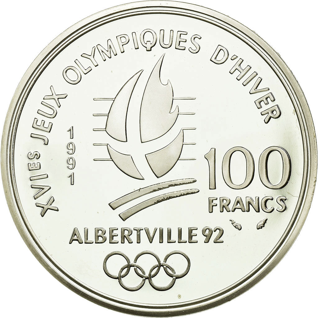 Monnaie, France, 100 Francs, 1991, SPL, Argent, Gadoury:C20, KM:995