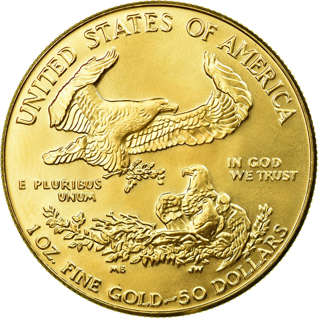 Coin, United States, $50, 1987, U.S. Mint, Philadelphia, MS(65-70), Gold, KM:219