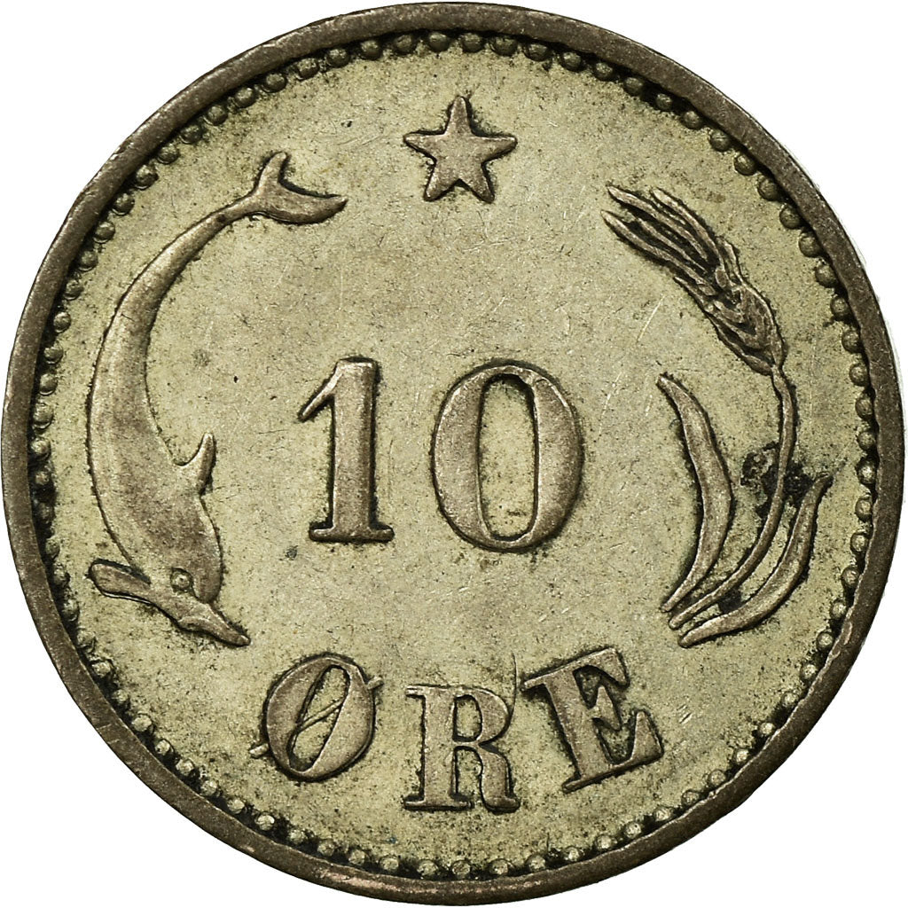 Coin, Denmark, Christian IX, 25 Öre, 1905, Copenhagen, AU(55-58), Silver