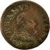 Moneta, Francja, Comtat-Venaissin, Quattrino, 1635, Avignon, VF(20-25), Miedź