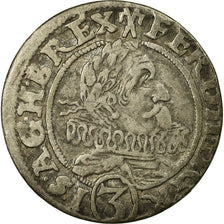 Coin, German States, Ferdinand II, 3 Kreuzer, 1628, VF(30-35), Silver