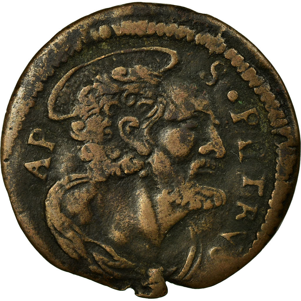 Moneta, STATI ITALIANI, PAPAL STATES-GUBBIO, Benedict XIV, Quattrino, MB, Rame