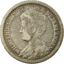 Coin, Netherlands, Wilhelmina I, 1/2 Gulden, 1913, VF(20-25), Silver, KM:147
