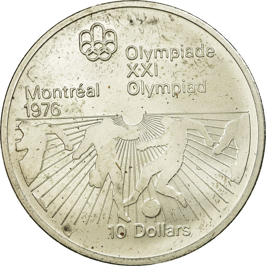 Coin, Canada, Elizabeth II, 10 Dollars, 1976, Royal Canadian Mint, Ottawa
