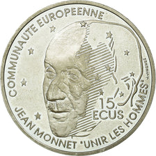 Coin, France, 100 Francs-15 Ecus, 1992, Paris, MS(63), Silver, KM:1012