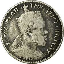 Coin, Ethiopia, Menelik II, Gersh, 1903, Paris, VF(20-25), Silver, KM:12