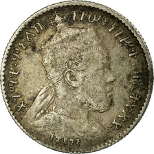 Coin, Ethiopia, Menelik II, Gersh, 1903, Paris, VF(20-25), Silver, KM:12