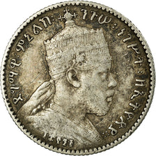 Coin, Ethiopia, Menelik II, Gersh, 1903, Paris, VF(20-25), Silver, KM:12