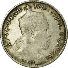 Coin, Ethiopia, Menelik II, Gersh, 1903, Paris, VF(20-25), Silver, KM:12