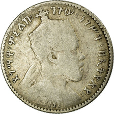 Coin, Ethiopia, Menelik II, Gersh, 1903, Paris, VF(20-25), Silver, KM:12