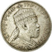 Coin, Ethiopia, Menelik II, 1/2 Birr, 1897, Paris, VF(30-35), Silver, KM:4