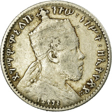 Coin, Ethiopia, Menelik II, Gersh, 1903, Paris, VF(20-25), Silver, KM:12