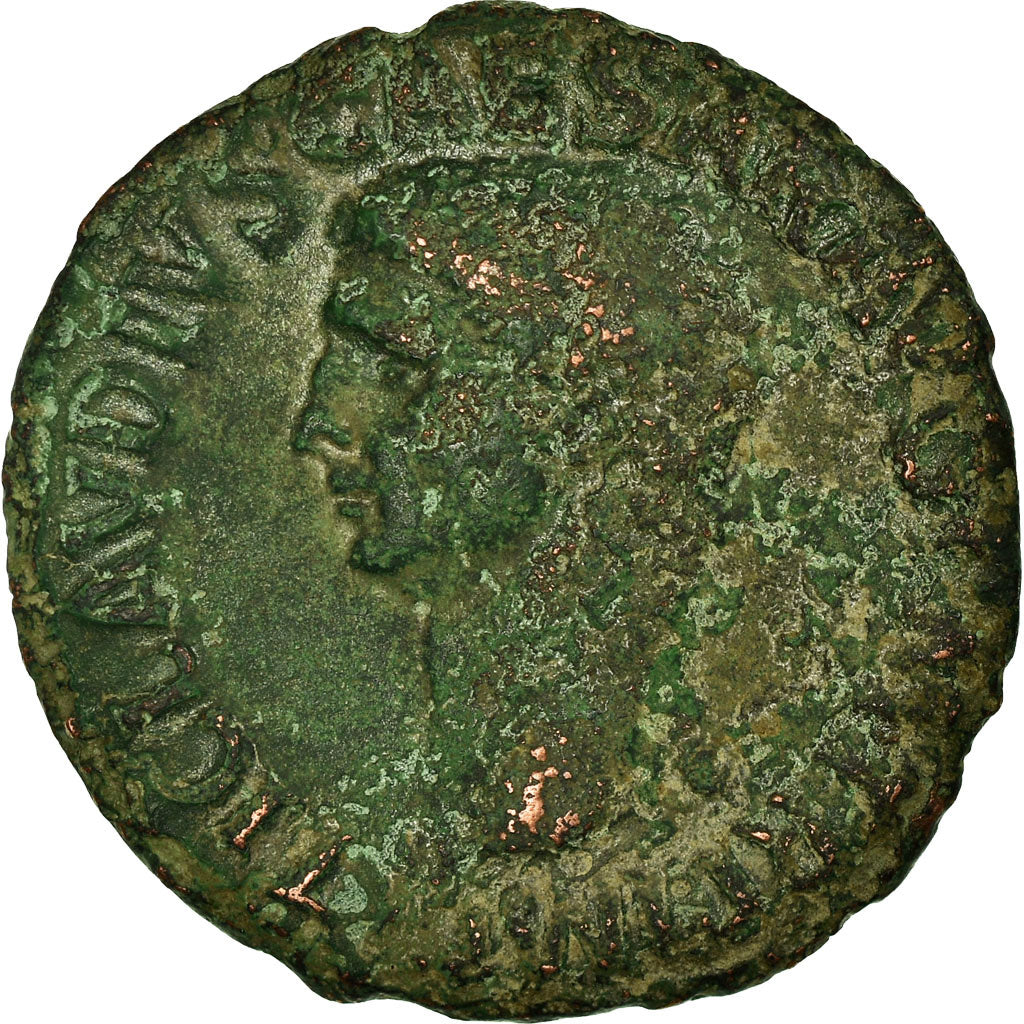 Coin, Claudius, As, 41-50, Roma, VF(30-35), Copper, Cohen:47, RIC:97