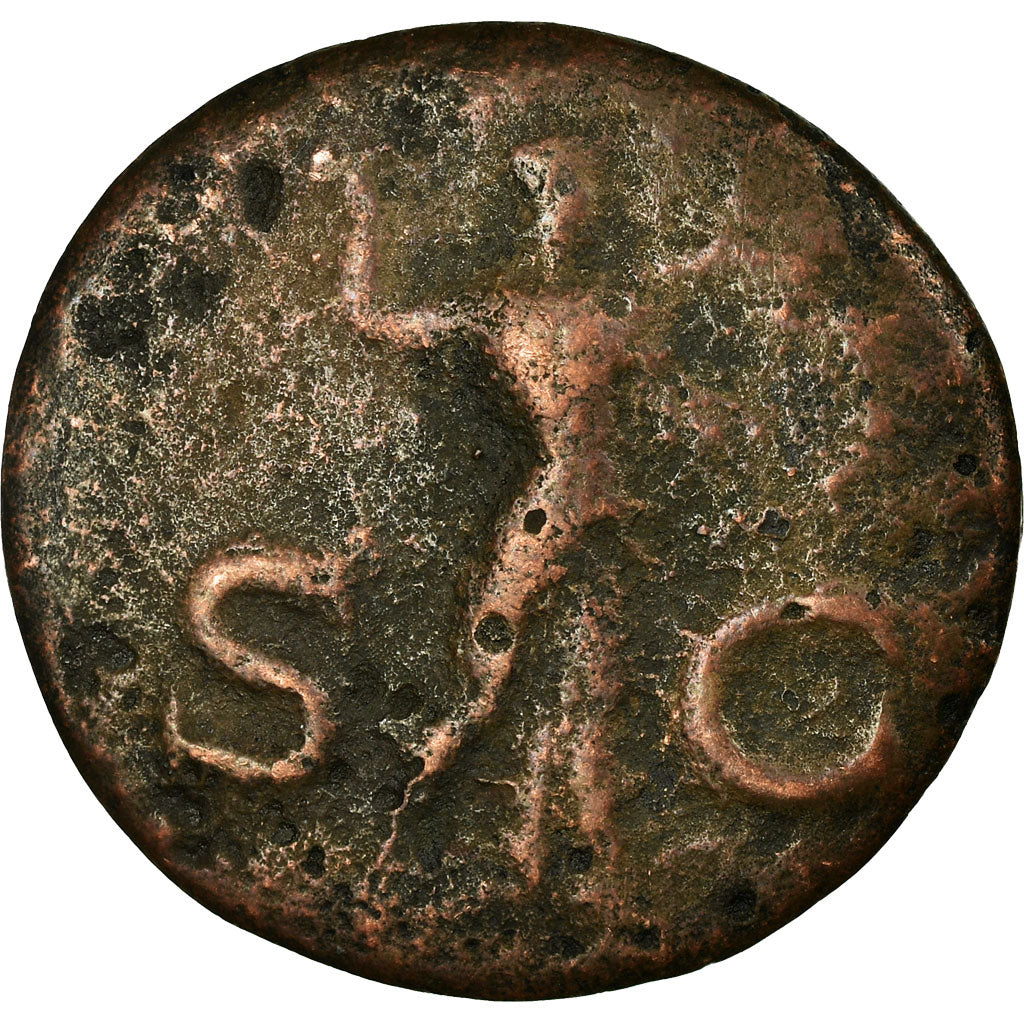 Coin, Claudius, As, 42-43, Rome, F(12-15), Bronze, RIC:116