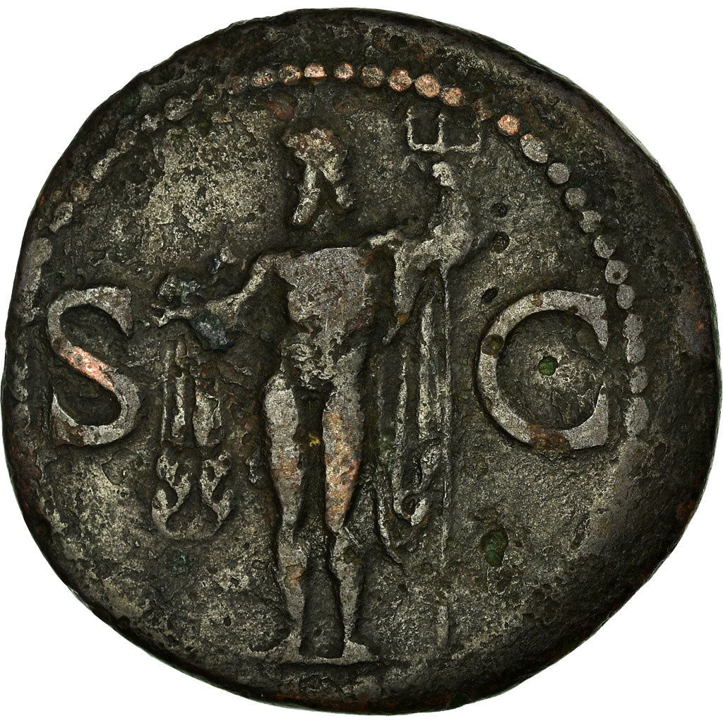 Coin, Agrippa, As, Rome, VF(30-35), Bronze, RIC:58
