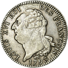 Coin, France, Écu de 6 livres françois, ECU, 6 Livres, 1793, Paris, VF(30-35)