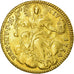 Coin, ITALIAN STATES, PAPAL STATES, Benedict XIV, Zecchino, 1754, Roma