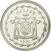 Moneta, Belize, 5 Dollars, 1976, Franklin Mint, MS(63), Srebro, KM:44a